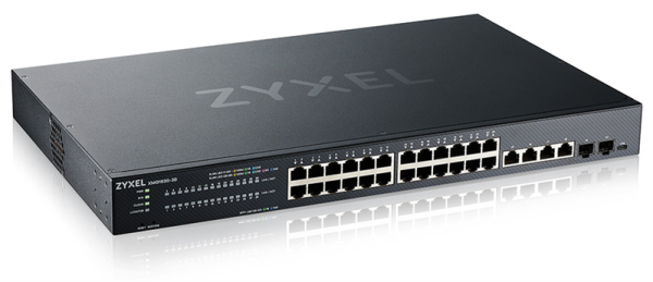 Фото Smart L3 Lite Zyxel NebulaFlex XMG1930-30, rack 19", 24xRJ-45: 1/2.5G, 4xRJ-45: 1/2.5/5/10G, 2xSFP+