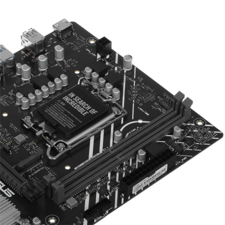 Фото ASUS PRIME H610M-F D4 R2.0, LGA1700, H610, 2*DDR4, 2*SATA, 1*M.2, 2*USB 3.2, 4*USB 2.0, 1*PCIx16, 1*PCIx1, HDMI, mATX; 90MB1H70-M0EAY0