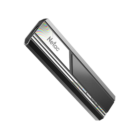 Фото Netac ZX10 1TB USB 3.2 Gen 2 Type-C External SSD, R/W up to 1050/950MB/s, with USB C to A cable and 10Gbps USB C to C cable 5Y wty
