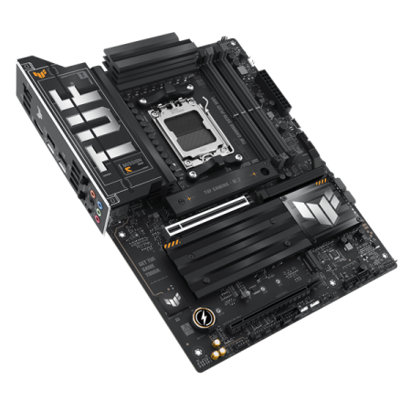 Фото ASUS TUF GAMING X870-PLUS WIFI, AM5, X870, 4*DDR5, 2*SATA, 4*M.2, 1*USB 2.0, 7*USB 3.2, 2*USB4, 2*Type-C, 3*PCIx16, HDMI, ATX; 90MB1IU0-M0EAY0