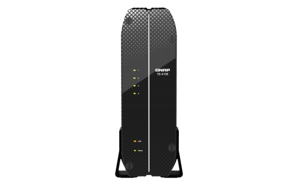 Фото QNAP SMB QC 2.0 GHzCPU/8gb/4 bay 2.5 SSD/2x2.5GbE/1xHDMI/4xUSB 3.2 Gen 2/iSCSI/1xPS/3YW TS-410E-8G-EU-QL
