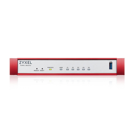 Фото Zyxel USG FLEX 50H, 5xRJ-45: 1G (LAN/WAN), 1xUSB3.0, AP Controller (8/12), в комплекте с Entry Defense Pack на 1 год **