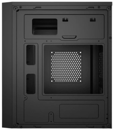Фото Accord ACC-XA09 black w/o PSU mATX 1x80mm 1x120mm 2xUSB2.0 1xUSB3.0 audio bott PSU