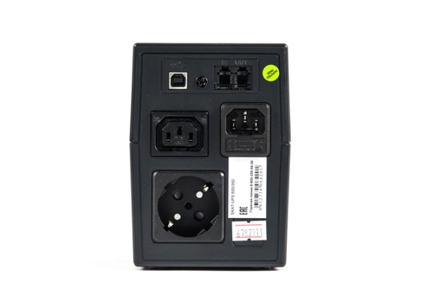 Фото (449) Бастион SKAT-UPS 600 600ВА/350Вт/line-interactive/АКБ 7Ачx1/1xSchuko 1xС13/3 л.г./МПТ