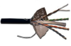 Кабель LANMASTER F/UTP, 4 пары, кат. 6, с перегородкой, 250Mhz, PE, внешний, с водоблок. слоем, 305 м