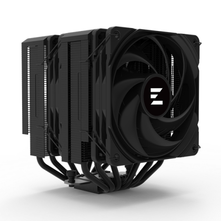 Фото ZALMAN CNPS14X DUO BLACK, 2x120mm FANS, 6 HEAT PIPES, 4-PIN PWM, 600-2000 RPM, 29,7 DBA MAX, HYDRO BEARING, FULL SOCKET SUPPORT