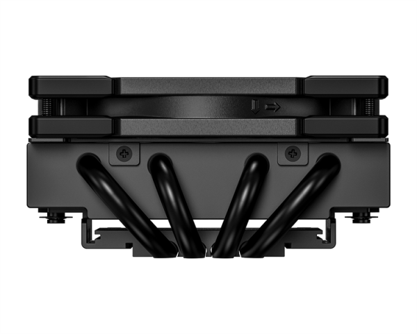 Фото ID-COOLING IS-40-XT BLACK LGA1700/1200/115X/AM5/AM4 низкопрофильный высота 47mm (24шт/кор, TDP 95W, PWM, 4 тепл.трубки прямого контакта, FAN 92mm, черный) BOX
