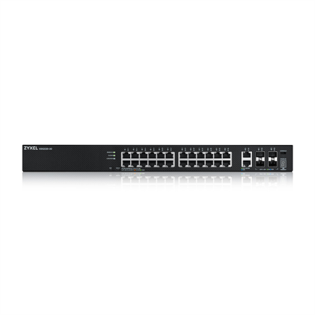 Фото L3 Access Zyxel NebulaFlex Pro XGS2220-30, rack 19", 24xRJ-45: 1G, 2xRJ-45: 1/2.5/5/10G, 4xSFP+