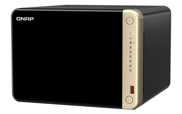 Фото QNAP SMB QC 2GhzCPU/8Gb/upto 6HDD, up to 22 with TL-D800C/SATA(3,5" 2,5")/ 2xUSB3.2 2xUSB2.0/1xHDMI/1xExp.slot/2x2,5Gb/iSCSI/1xPS/3YW TS-664-8G-EU-RU
