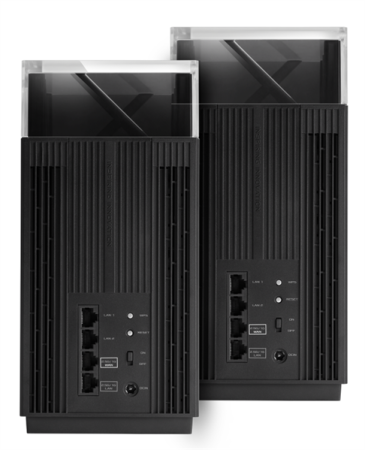 Фото ASUS ET12(2-PK) // AXE11000 // 2 pack // 802.11 a/b/g/n/ac/ax, 2,4 + 5 gGz