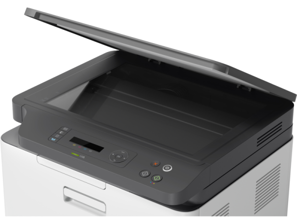 Фото HP Color Laser MFP 178nw (p/c/s, A4, 600dpi, 18(4ppm),128Mb,USB 2.0/ Wi-Fi/Eth10/100,AirPrint, 1tray 150,1y warr, cartridges 700b &500cmy pages in box,repl. SL-C480W) (4ZB96A#B19)