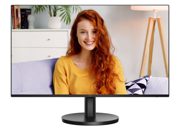 27" AOC 1920x1080 WLED 16:9 IPS 250cd, 1300:1, 20M:1, 4ms, 178°/178°, VGA, HDMI, 100Hz, Speakers, Tilt, VESA, Internal, Black, 3y