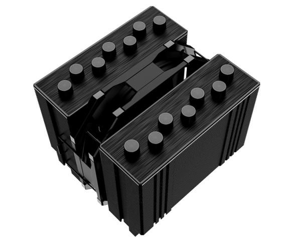 Фото ID-COOLING SE-207-XT SLIM LGA20XX/1700/1200/115X/AM4 (12шт/кор, TDP 220W, PWM, черный, 7 тепл.трубок + медная база, 1 x FAN 120mm, черный) RET