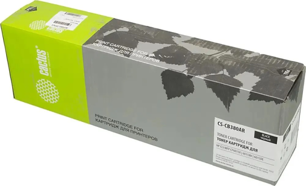 Картридж лазерный Cactus CS-CB380AR CB380A черный (16500стр.) для HP CLJ CP6015X/6015XH/6015DE