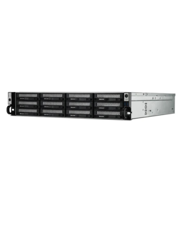 Фото TerraMaster U12-500 Plus 2U 10C 1,7(4,7)GhzCPU/16Gb(64)/RAID0,1,10,5,6,JBOD/up to 12 HS SATA(3,5'/2,5')/2xM.2 2280 NVMe/ 1xPCIe/3xUSB3.2 1xUSB Type-c/HDMI/2x10GbE RJ-45/iSCSI/2xPS/1YW/no rails