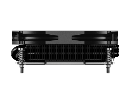 Фото ID-COOLING IS-30i BLACK LGA1700/1200/115X низкопрофильный высота 30mm (36шт/кор, TDP 100W, PWM, 4 тепл.трубки прямого контакта, FAN 92mm) BOX