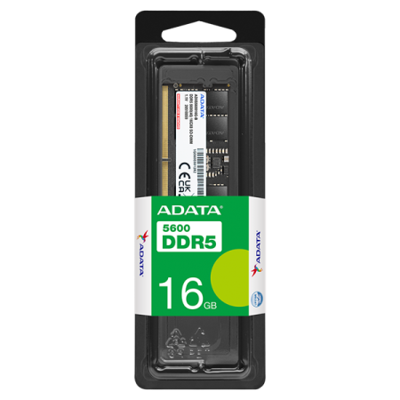 Фото ADATA DDR5 DIMM 16GB 5600MHz 1*16GB 46-45-45 SINGLE TRAY