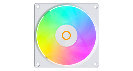 Фото Ocypus Gamma F12 Elite WH ARGB REVERSE BLADE 3 IN 1, 120x120x25mm, 4-PIN PWM, 600-1800 RPM, 26 DBA MAX, HYDRO BEARING