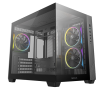 Deepcool CG330 3F без БП, боковое окно (панорама), 3x120mm ARGB PWM вентилятора, черный, mATX (R-CG330-BKNGM3-G)