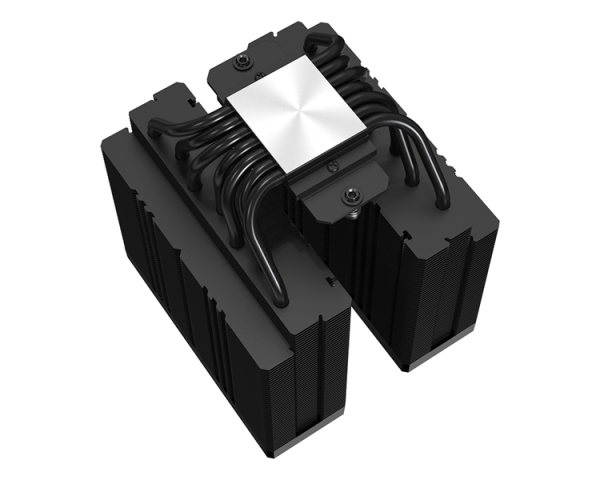 Фото ID-COOLING FROZN A720 BLACK LGA1700/1200/115X/AM5/AM4 (6шт/кор, TDP 300W, PWM, черный, 7 тепл.трубок + медная база, DUAL FAN 140mm) RET