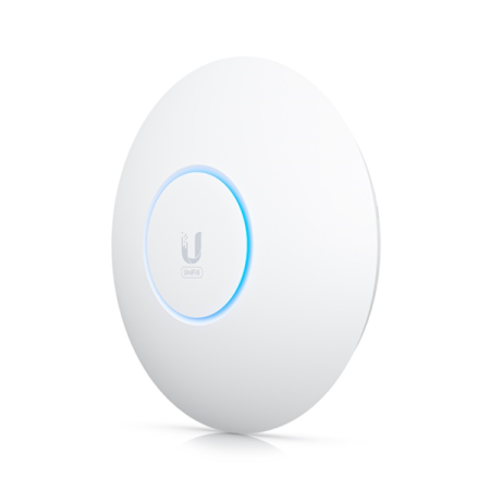 Фото Ubiquiti Access Point U6 Enterprise WiFi 6 support (2.4/5/6 GHz bands), 10.2 Gbps aggregate throughput rate, (1) 2.5GbE RJ45 port (PoE In)Powered with PoE+