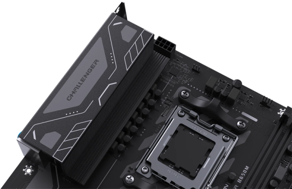 Фото MAXSUN MS-Challenger B650M V2, AM5, B650, 2*DDR5, 3*SATA3, M.2, 4*USB 3.2, 2*USB 2.0, 1*PCIEx16, 1*PCIEx1, DP+HDMI, mATX