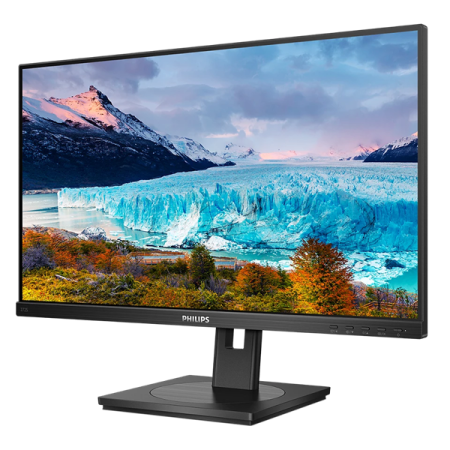 Фото 27" Philips 272S1M 1920x1080, LED, 16:9, IPS, 300cd, 1000:1, 50M:1, 4ms, 178/178, VGA, DVI, HDMI, DP, 4*USB-A 3.2, 75Hz, Speakers, HAS, Pivot, Tilt, Swivel, Внутр, VESA, Black, 3y
