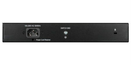 Фото D-Link Неуправляемый PoE-коммутатор, 8x1000Base-T PoE, PoE-бюджет 125 Вт, корпус металл