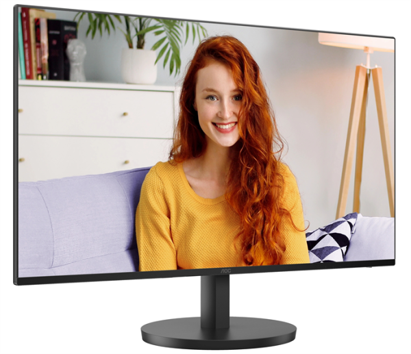 Фото 23,8" AOC 1920х1080 WLED 16:9 IPS 300cd, 1500:1, 20M:1, 4ms, 178/178, VGA, HDMI, DP, 120Hz, Speakers, Tilt, Internal, VESA, Black, 3y