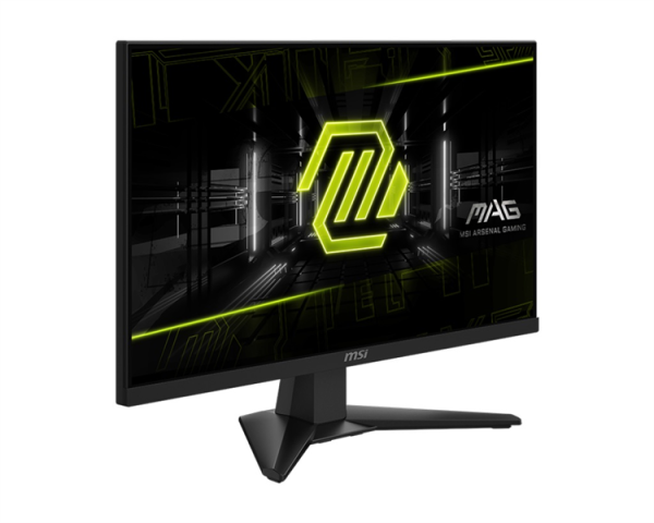 Фото MSI MAG 244F 23,8" 16:9 FHD(1920x1080) Rapid IPS Flat,0,5ms(GTG),1000:1,100M:1,300nits,178/178,1xHDMI 2.0,1xDP 1.2, Tilt,VESA,200HZ,Black,1y war-ty