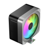 Фото Ocypus Delta A40 EX BK ARGB, 120mm ARGB FAN, 4 HEAT PIPES, 4-PIN PWM, 500-1800 RPM, 29DBA, HYDRO BEARING, LGA115X/1200/1700/18XX, AM4/AM5