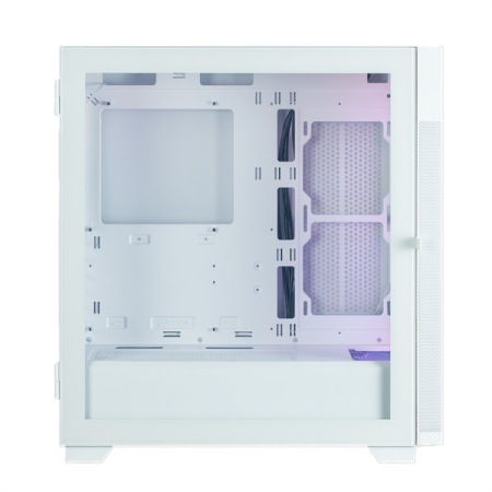 Фото ZALMAN S5 NEO, ATX, WHITE, WINDOW, 2xCOMBO (3.5" or 2.5"), 4x2.5", 1xUSB2.0, 1xUSB3.1, FRONT 3x120mm FRGB, REAR 1x120mm FRGB