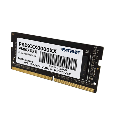 Фото Patriot SL DDR4 32GB 3200MHz SO-DIMM SINGLE 1*32GB CL22 22-22-22-52 1.2V