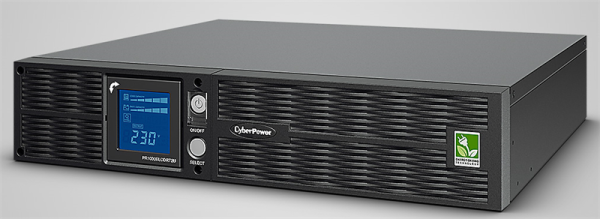 Фото CyberPower PR1000ELCDRT2UA Line-Interactive 1000VA/900W USB/RS-232/Dry/EPO/SNMPslot/RJ11/45 (8 IEC С13)