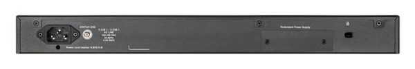 Фото D-Link PROJ Управляемый L3 стекируемый PoE-коммутатор, 44x1000Base-T PoE, 4x2.5GBase-T PoE, 2x10GBase-T, 2x10GBase-X SFP+, PoE-бюджет 370 Вт (740 Вт с DPS-700), CLI, консольный порт RJ-45, RPS