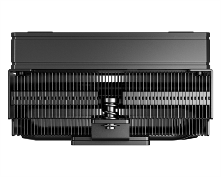 Фото ID-COOLING IS-53-XT BLACK LGA1851/1700/1200/115X/AM5/AM4 низкопрофильный высота 53mm (24шт/кор, TDP 95W, PWM, 4 тепл.трубок + медная база, FAN 92mm, черный) BOX