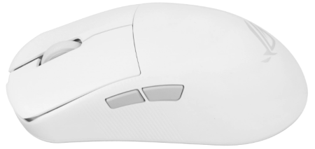 Фото ASUS ROG HARPE ACE MINI, 49g, 2.4GHz RF, Bluetooth 5.1, 36K DPI sensor, 5 Programmable Buttons, White