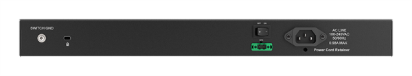 Фото D-Link Управляемый L2 коммутатор, 24x1000Base-X SFP, 4x10GBase-X SFP+, CLI, консольный порт RJ-45, RPS