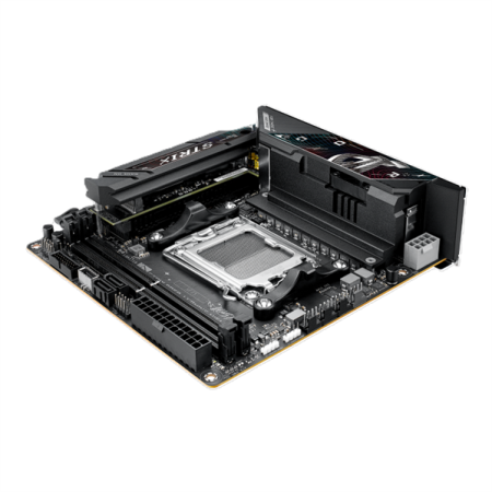 Фото ASUS ROG STRIX B850-I GAMING WIFI, AM5, B650, 2*DDR5, 2*SATA, 2*M.2, 4*USB 3.2, 2*USB 2.0, Type-C, 2*PCIx16, HDMI, mITX; 90MB1K30-M0EAY0