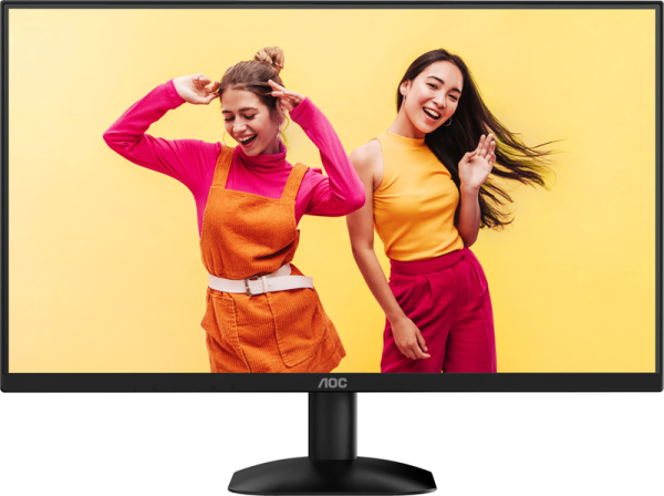 27" AOC 1920x1080 WLED 16:9 VA 250cd, 3000:1, 4ms, 178°/178°, VGA, HDMI, 100Hz, Tilt, VESA, External, Black, 3y