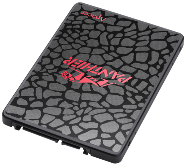 Фото Apacer SSD PANTHER AS350 128Gb SATA 2.5" 7mm, R560/W540 Mb/s, 3D TLC, IOPS 38K/75K, MTBF 1,5M, 75TBW, Retail, 3 years (AP128GAS350-1)