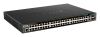 Фото D-Link PROJ Управляемый L3 стекируемый PoE-коммутатор, 44x1000Base-T PoE, 4x2.5GBase-T PoE, 2x10GBase-T, 2x10GBase-X SFP+, PoE-бюджет 370 Вт (740 Вт с DPS-700), CLI, консольный порт RJ-45, RPS