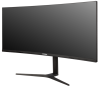 Фото 37.5'' IRBIS NOBLEVIEW 38 LED Monitor Curved 3840x1600, 21:9, IPS, 300 cd/m2, 2000:1, 3ms, HDMI, DP USB-C(65W) USB-Ax2 USB-B 75Hz Tilt Height Swivel Speak VESA Black 3y (China)