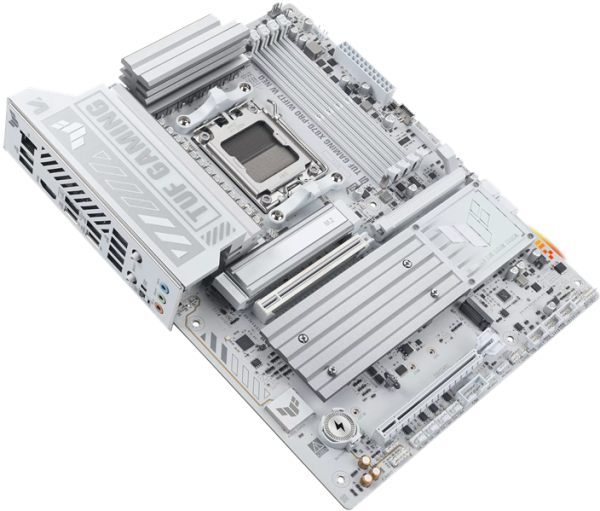 Фото ASUS TUF GAMING X870-PRO WIFI7 W NEO, AM5, X870, 4*DDR5, 2*SATA, 4*M.2, 1*USB 2.0, 4*USB 3.2, 2*Type-C, 3*PCIx16HDMI, ATX; 90MB1NY0-M0EAY0
