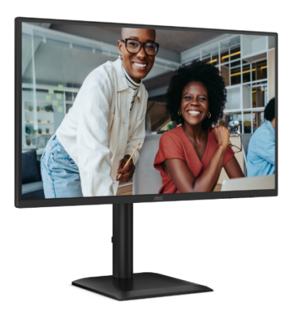 Фото 27" AOC 2560x1440 WLED 16:9 IPS 350 cd, 1500:1, 20M:1, 4ms, 178°/178°, HDMI, DP, USB hub: 4*USB3.2, 120 Hz, Speak, Tilt, Height, Swivel, Pivot, Internal, VESA, Black, 3y