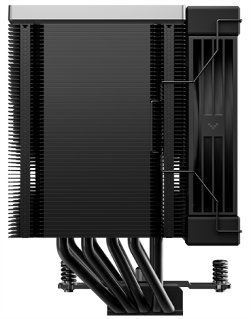 Фото DEEPCOOL AK500 G2 DIGITAL NYX LGA1851/1700/1200/115X/AM5/AM4 (9шт/кор, TDP 240W, PWM, Fan 120mm, 5 тепл. Трубок, Copper Base, черный) RET (R-AK500G2-BKNNMN-GJD-1)