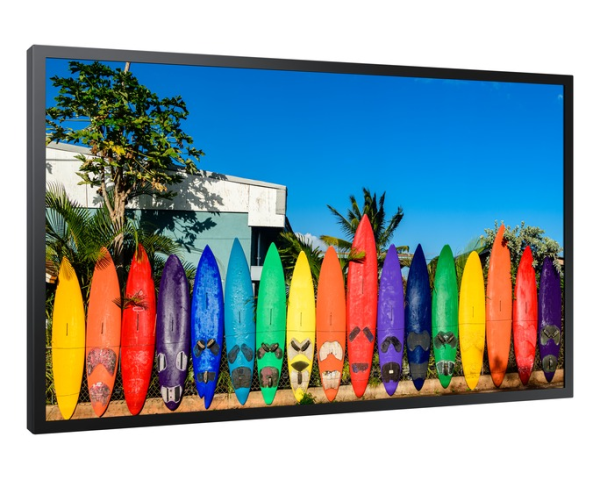 Фото Semi-outdoor проф.панель Samsung OM55B. Характеристики: 55", 24/7, UHD, 3000 нит, MagicInfo/SSSP,Tizen 5.0