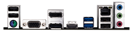 Фото GIGABYTE H610M S2H, LGA1700, H610, 2*DDR5, 4*SATA, 1*M.2, 2*USB 3.2, 4*USB 2.0, 1*PCIx16, 1*PCIx1, D-Sub+HDMI+2*DP, mATX