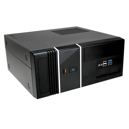 Фото Slim Case InWin BK623 Black 400W RB-S400BN1-0 H 2*USB2.0+2*USB3.0 Audio mATX
