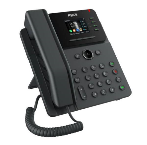 Фото Fanvil V61W (Замена X303W), 4 SIP-акк., 2,4", 320x240 Цвет. экран, POE, БП в комп., 2x1 Gbps, Wi-Fi 6, BT 5.4